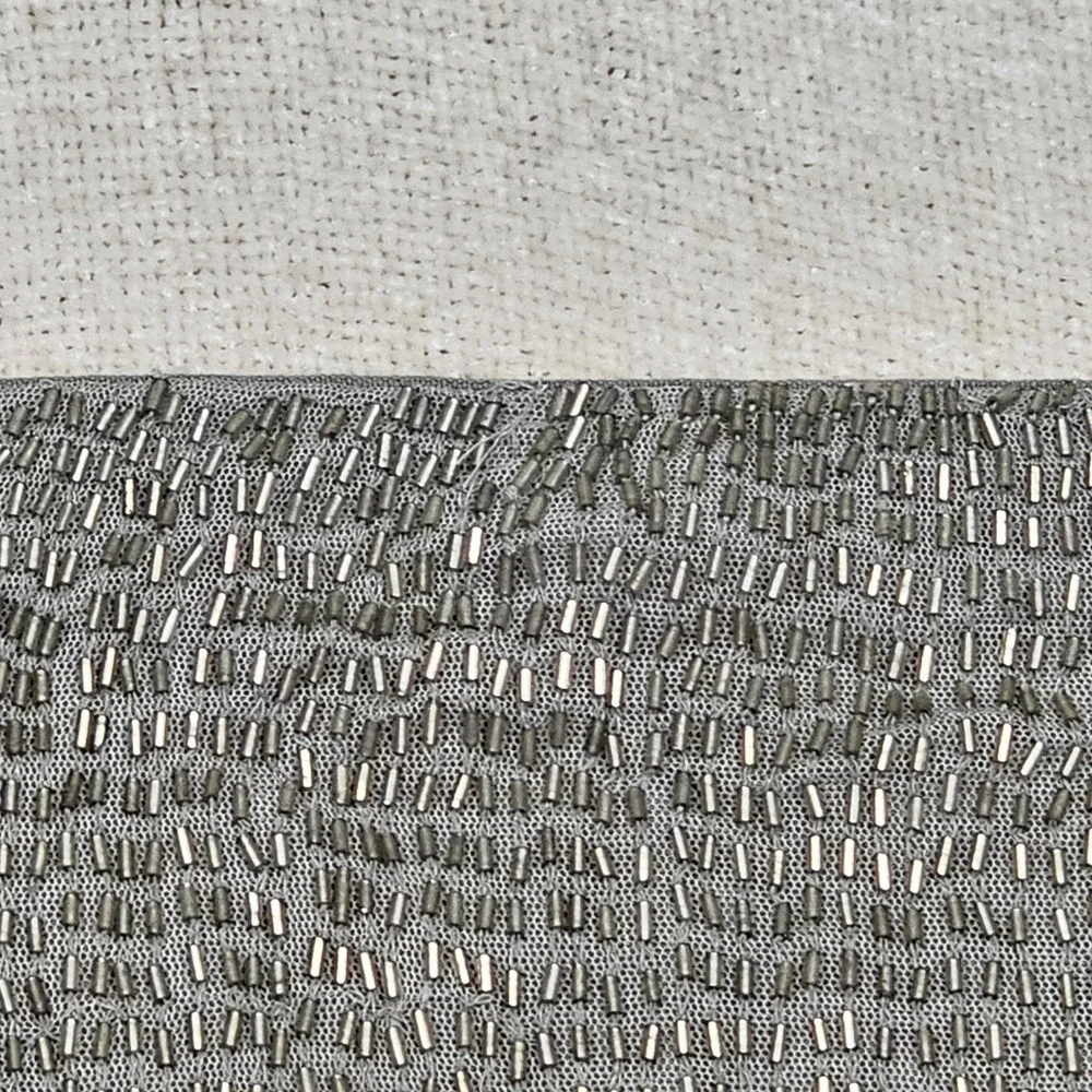 NWT Pottery Barn Accents Beaded Ombre Pillow Cover 18x18